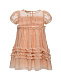 Платье с рюшами и цветочной вышивкой Stella McCartney | Фото 2