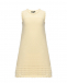 Вязаное платье кремового цвета Emporio Armani | Фото 1