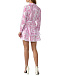 Льняное платье со сплошным принтом &quot;Майолика&quot; Positano Couture | Фото 4