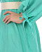 Платье изумрудного цвета с плетеным поясом 120% Lino | Фото 8