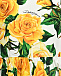 Платье со сплошным принтом &quot;желтые розы&quot; Dolce&Gabbana | Фото 4