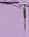 Куртка спортивная с принтом на спине, фиолетовая Mousse kids | Фото 3