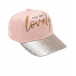 Розовая кепка с вышивкой &quot;Lovely&quot; Jan&Sofie | Фото 1