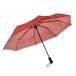 Красный зонт с принтом в сердечках, 30 см Moschino | Фото 1