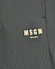Брюки спортивные с логотипом, черные MSGM | Фото 4