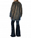 Укороченное пальто из эко-меха с перьями Roberto Cavalli | Фото 5