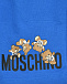Трикотажные бермуды с лого, синие Moschino | Фото 3