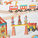 Игровой набор Цирк 19 игрушек, поезд, ж/д из 26 элементов Janod | Фото 2