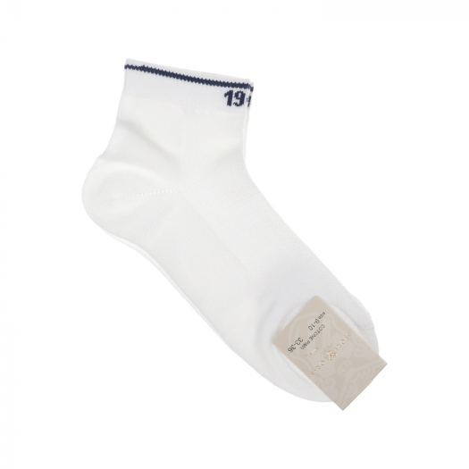 Белые носки с принтом &quot;19&quot; Story Loris | Фото 1