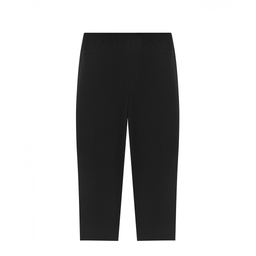 Черные флисовые брюки Poivre Blanc | Фото 1