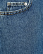 Юбка мини из денима, голубая Mo5ch1no Jeans | Фото 4
