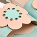 Босоножки с розовым цветком, светло-голубые Stella McCartney | Фото 6