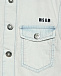 Джинсовая рубашка с короткими рукавами MSGM | Фото 3