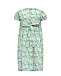 Платье с резинкой на груди и цветочным принтом Mariella Ferrari | Фото 2