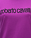 Футболка лого на груди, фиолетовая Roberto Cavalli | Фото 3