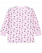 Розовая пижама с принтом &quot;пингвины&quot; Kissy Kissy | Фото 3