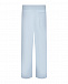 Голубые спортивные брюки из шерсти и кашемира Allude | Фото 5