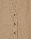 Вязаный кардиган бежевого цвета Dondup | Фото 4