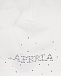 Белая шапка с логотипом из страз La Perla | Фото 3