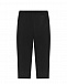Черные флисовые брюки Poivre Blanc | Фото 2