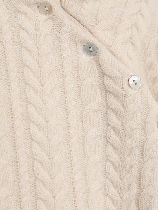 Комбинезон из кашемира, кремовый Oscar et Valentine | Фото 3