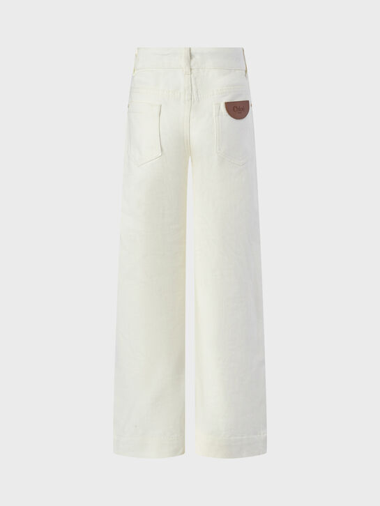 Джинсы с рюшами Chloe | Фото 2