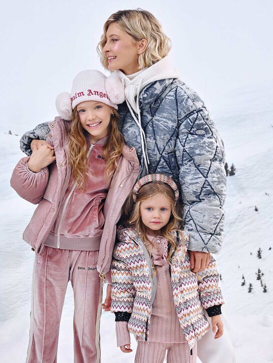 Спортивная куртка велюровая, розовая Palm Angels | Фото 3