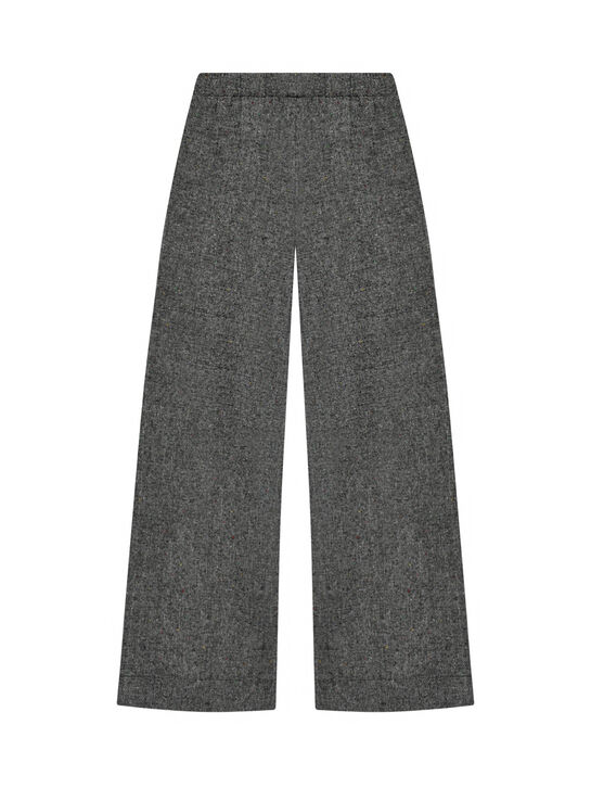 Брюки широкие, серые Max&Co | Фото 2