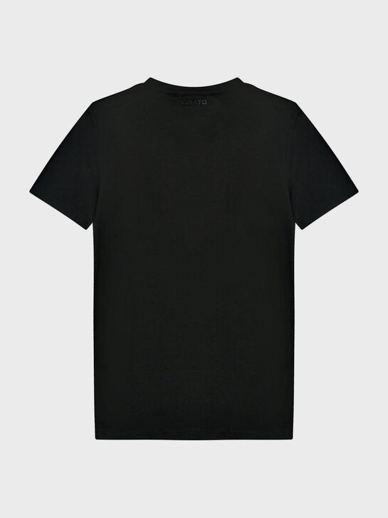 Футболка с принтом &quot;тигр&quot;, черная Antony Morato | Фото 2