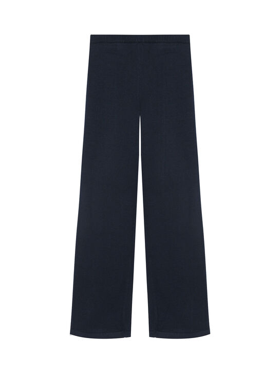 Брюки из смесовой шерсти, синие Max&Co | Фото 2