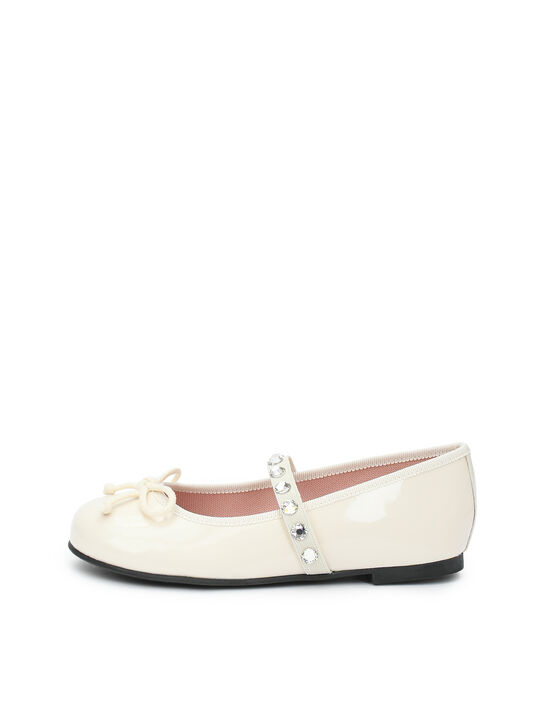 Туфли со стразами и бантиком Pretty Ballerinas | Фото 1