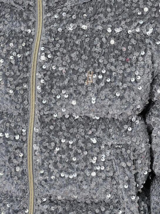 Куртка с серебристыми пайетками Herno | Фото 3