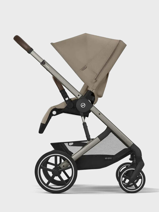 Коляска 3 в 1 Balios S Lux со спальным блоком Cot S и автокреслом Aton B2 i-Size, бежевая CYBEX | Фото 5