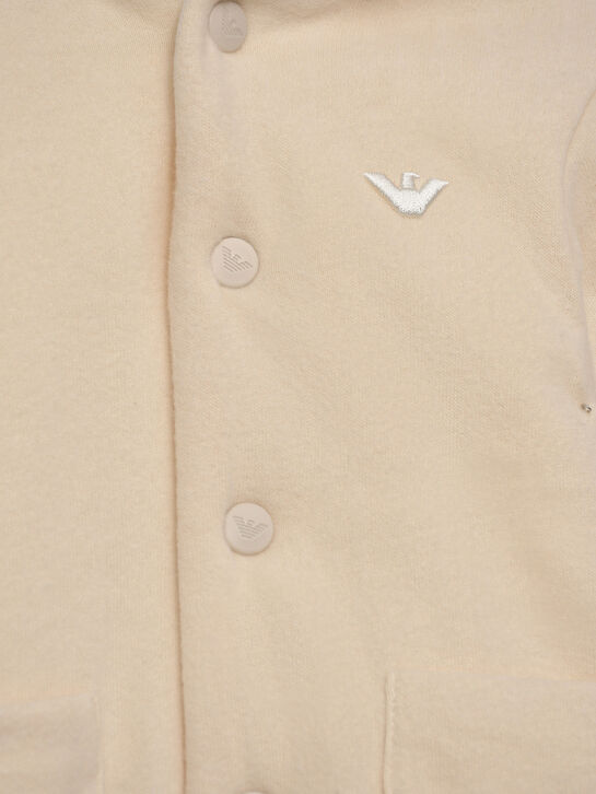 Комбинезон с капюшоном, кремовый Emporio Armani | Фото 3