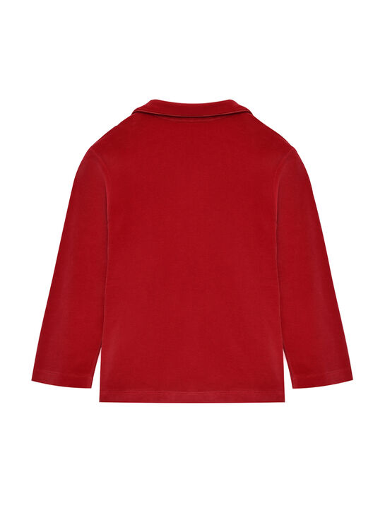 Пижама из велюра, красная Story Loris | Фото 3