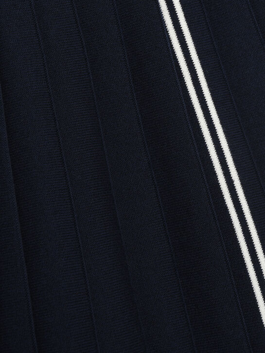 Юбка в складку с контрастной полоской KengLabel | Фото 3