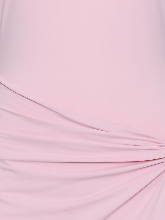 Платье розового цвета с драпировкой Roses & Lace | Фото 7