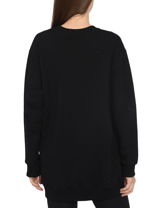 Платье-свитшот со стразами  Flashin | Фото 5