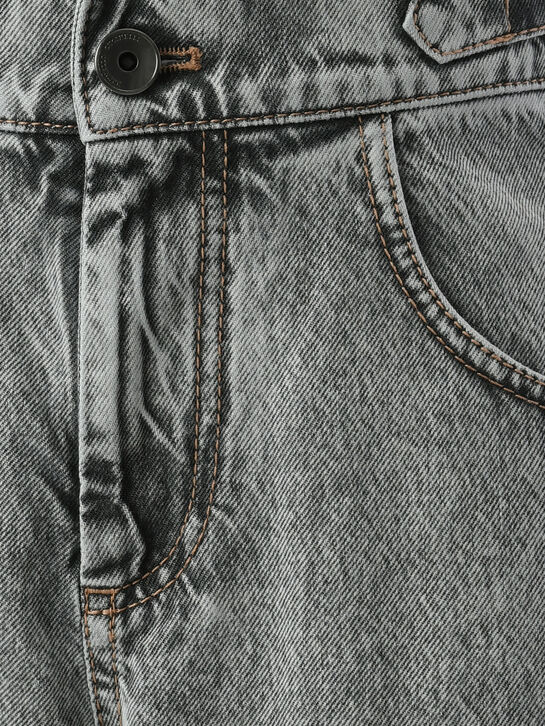 Джинсы прямого кроя, серые Brunello Cucinelli | Фото 4