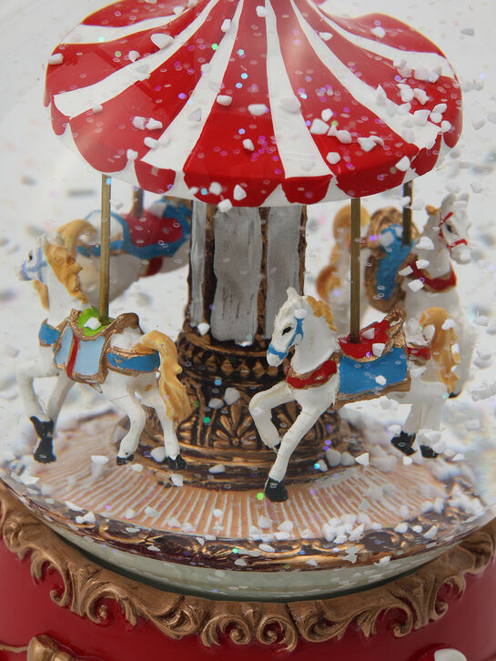 Шар &quot;Карусель с лошадьми&quot;, рождественская мелодия, 2,5х12,5х16,5см Musicboxworld | Фото 7