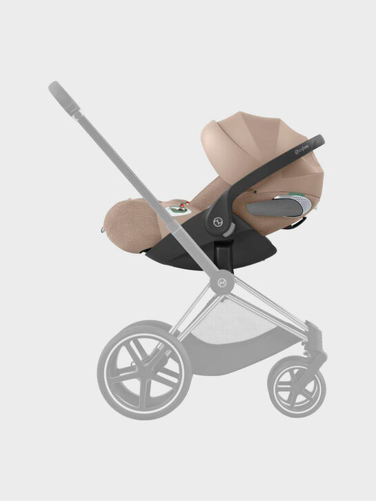 Коляска 3 в 1 Priam IV Rosegold, Cozy Beige со спальным блоком Lux Carry Cot, креслом Cloud T и базой Isofix CYBEX | Фото 18