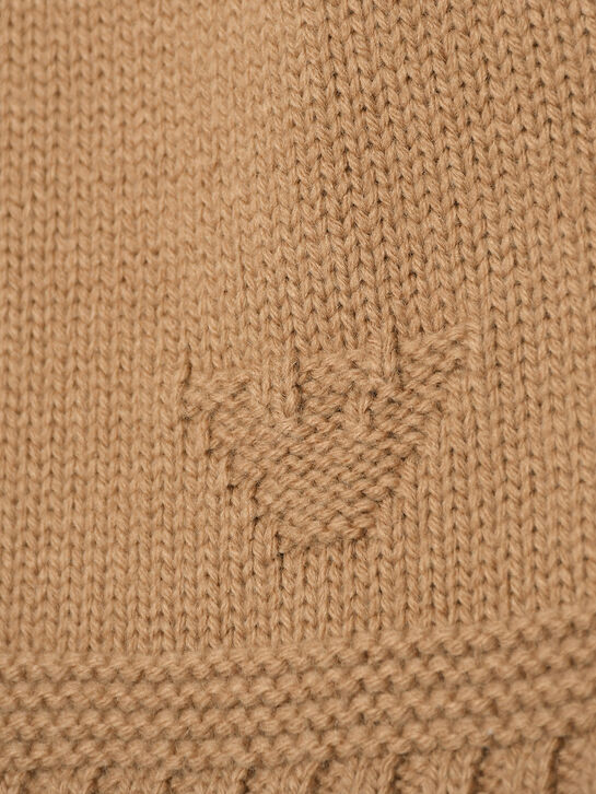 Юбка с контрастной полоской на поясе Emporio Armani | Фото 4