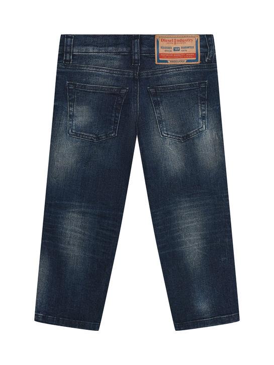 Джинсы прямого кроя, синие Diesel | Фото 2