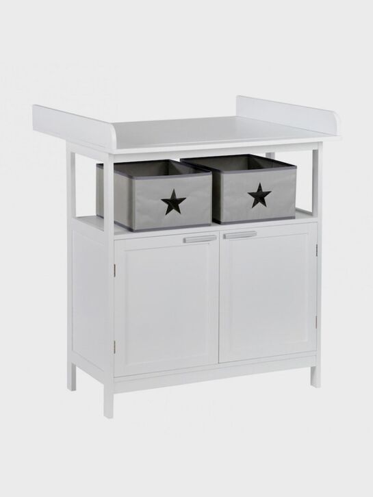 Пеленальный комод с шкафчиком Hamburg, белый Roba | Фото 1