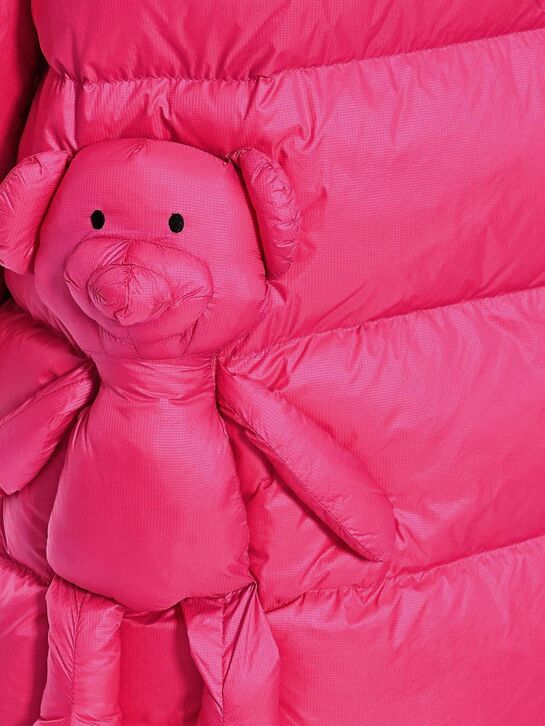 Стеганое пальто с мишкой на спине AI RIDERS ON THE STORM | Фото 7