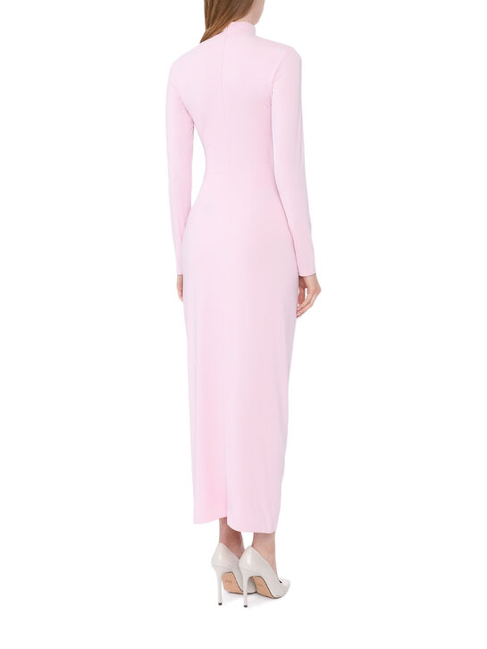 Платье розового цвета с драпировкой Roses & Lace | Фото 3