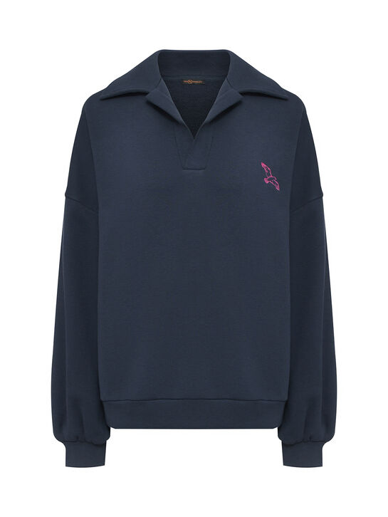 Толстовка-поло с вышивкой Dan Maralex | Фото 1