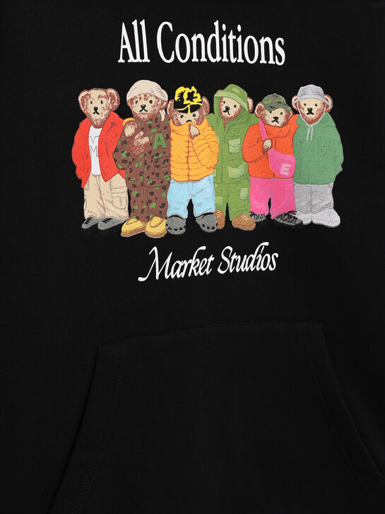 Толстовка-худи с принтом &quot;медвежата&quot; Market | Фото 3