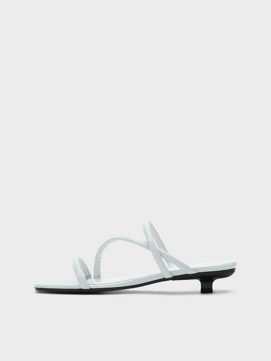 Босоножки Morena с ремешками, белые By Far | Фото 1