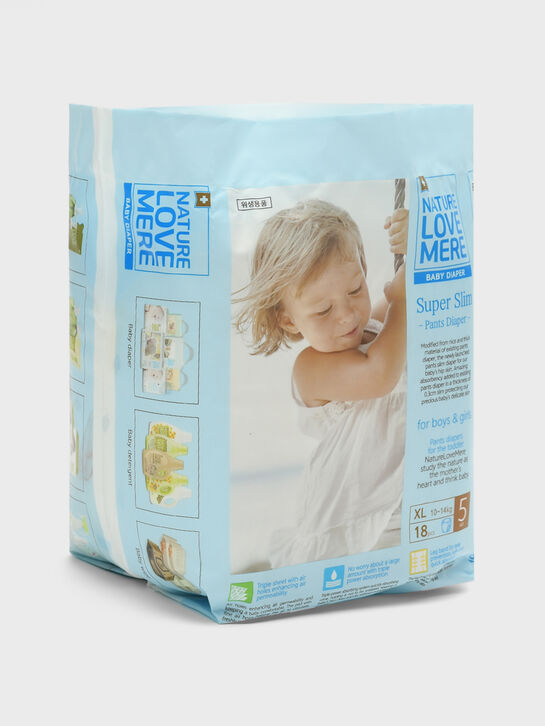 Подгузники-трусики супертонкие Super Slim XL 10-14 кг, 18 шт NATURE LOVE MERE | Фото 2